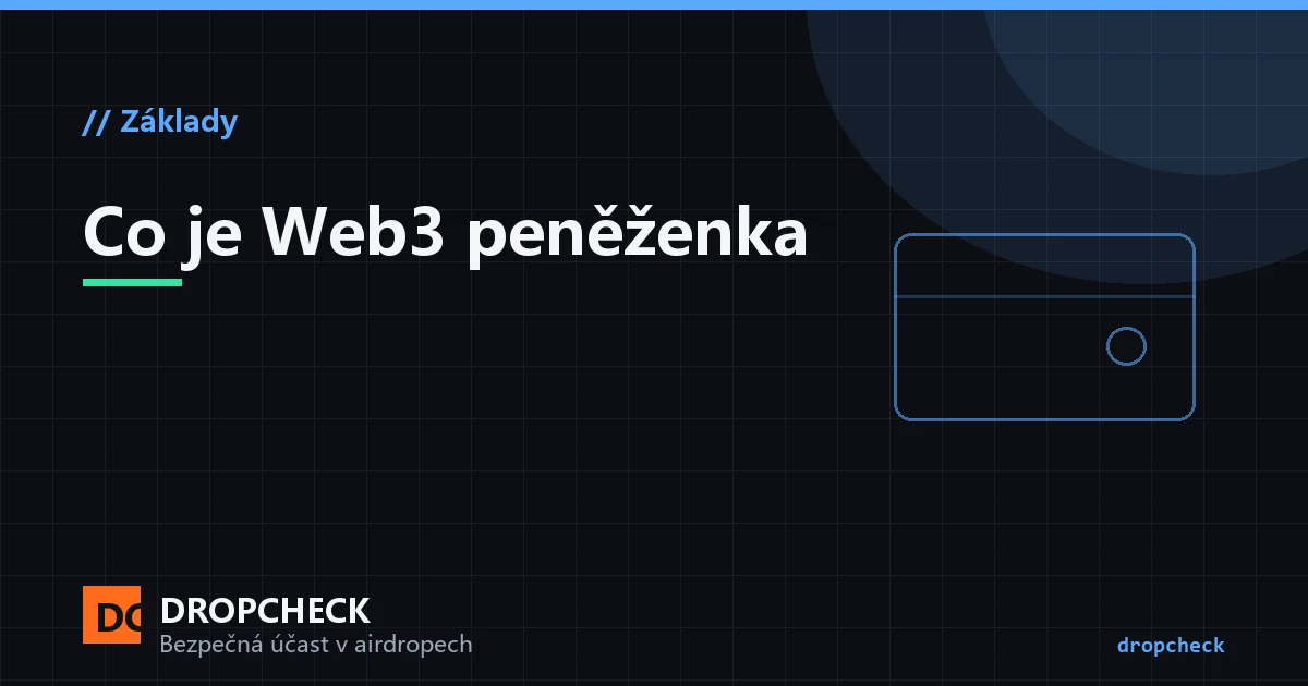 Web3 peněženka versus burzovní peněženka: rozdíl mezi custodial účtem a self-custody adresou
