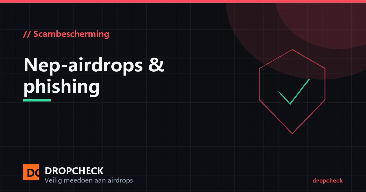 Cover van de gids over nep-airdrops en approval-phishing